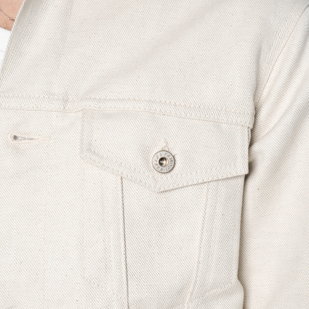 Denim Jacket - Tabi Selvedge - Off White