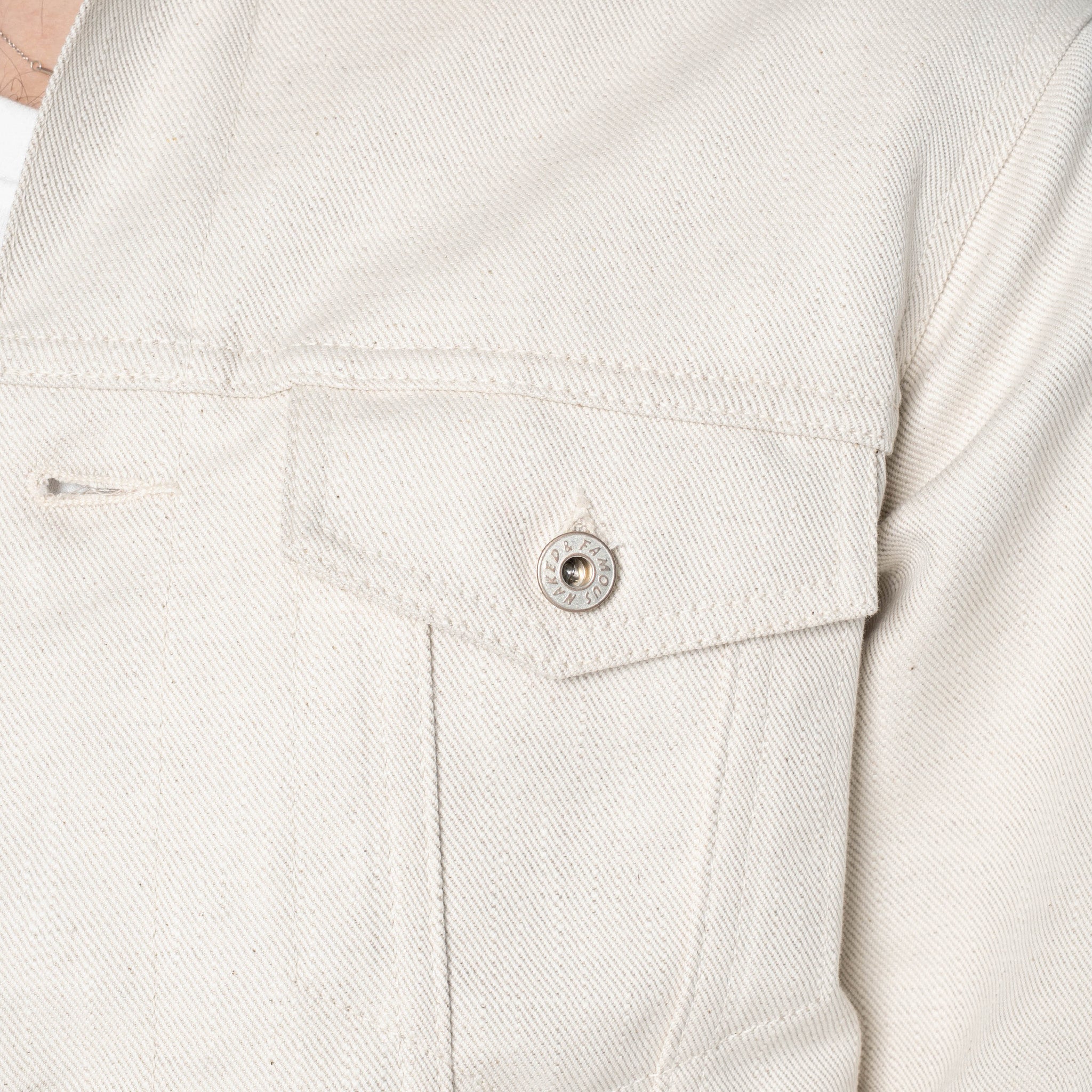 Denim Jacket - Tabi Selvedge - Off White