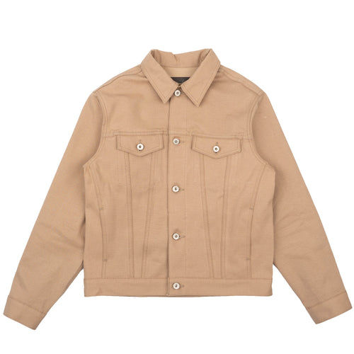 Denim Jacket - Selvedge Slacks Beige by Naked & Famous Denim