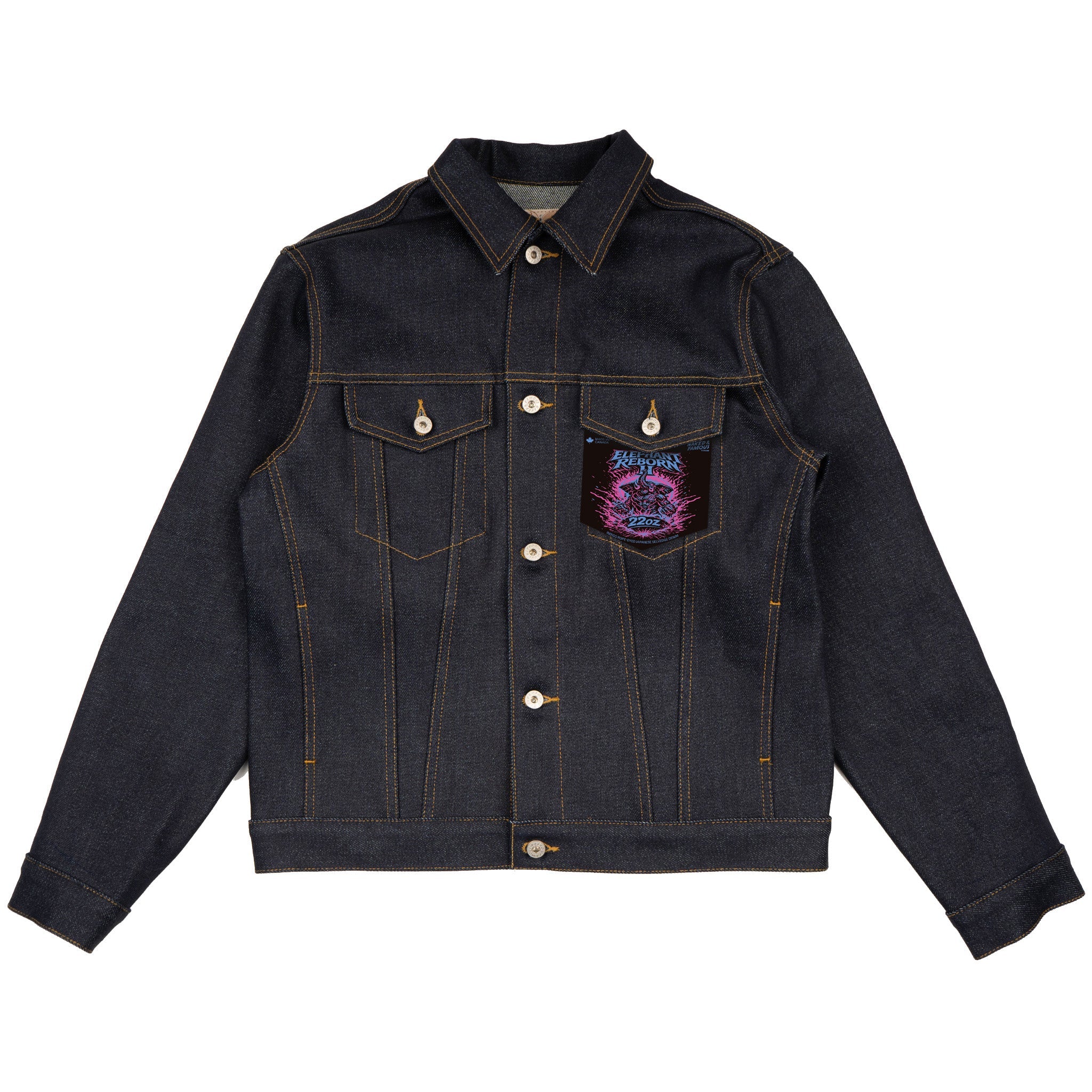 Denim Jacket - Elephant 2 Reborn - Indigo by Naked & Famous Denim