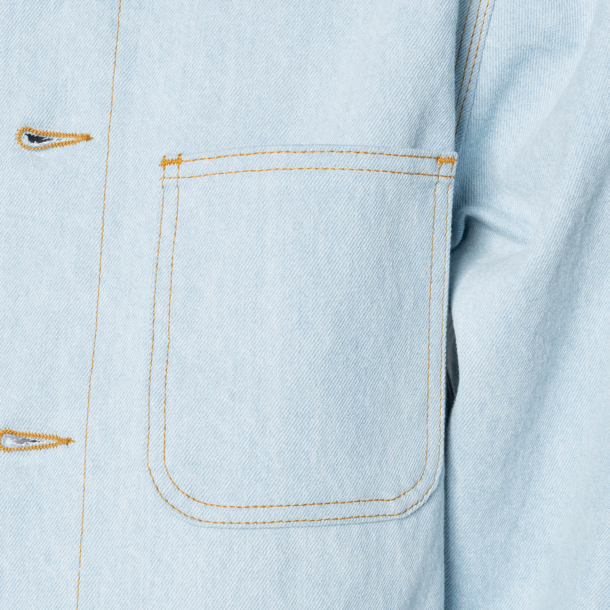 Chore Coat - Secret Agent Denim - Bleach Blue by Naked & Famous Denim