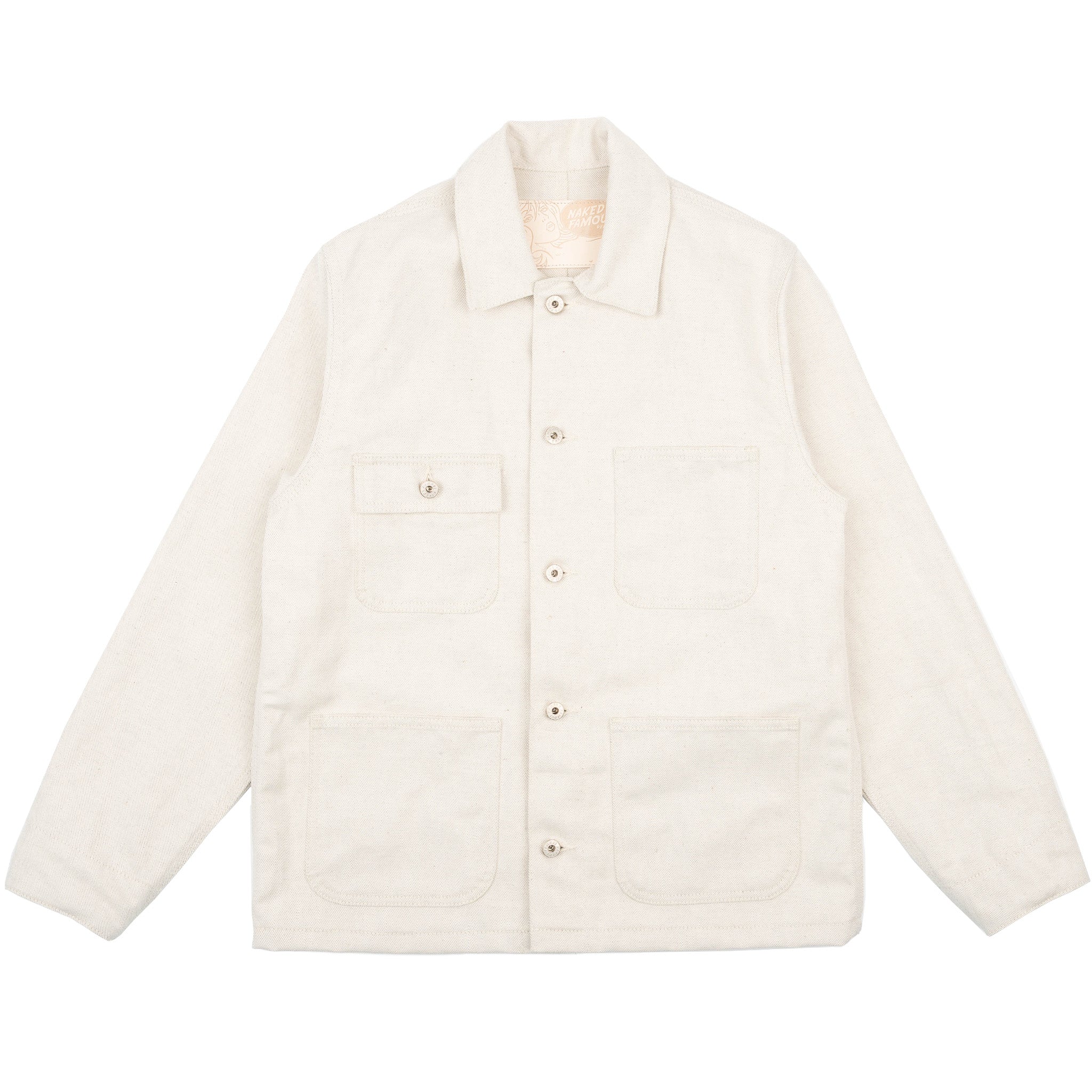 Chore Coat - Tabi Selvedge - Off White by Naked & Famous Denim