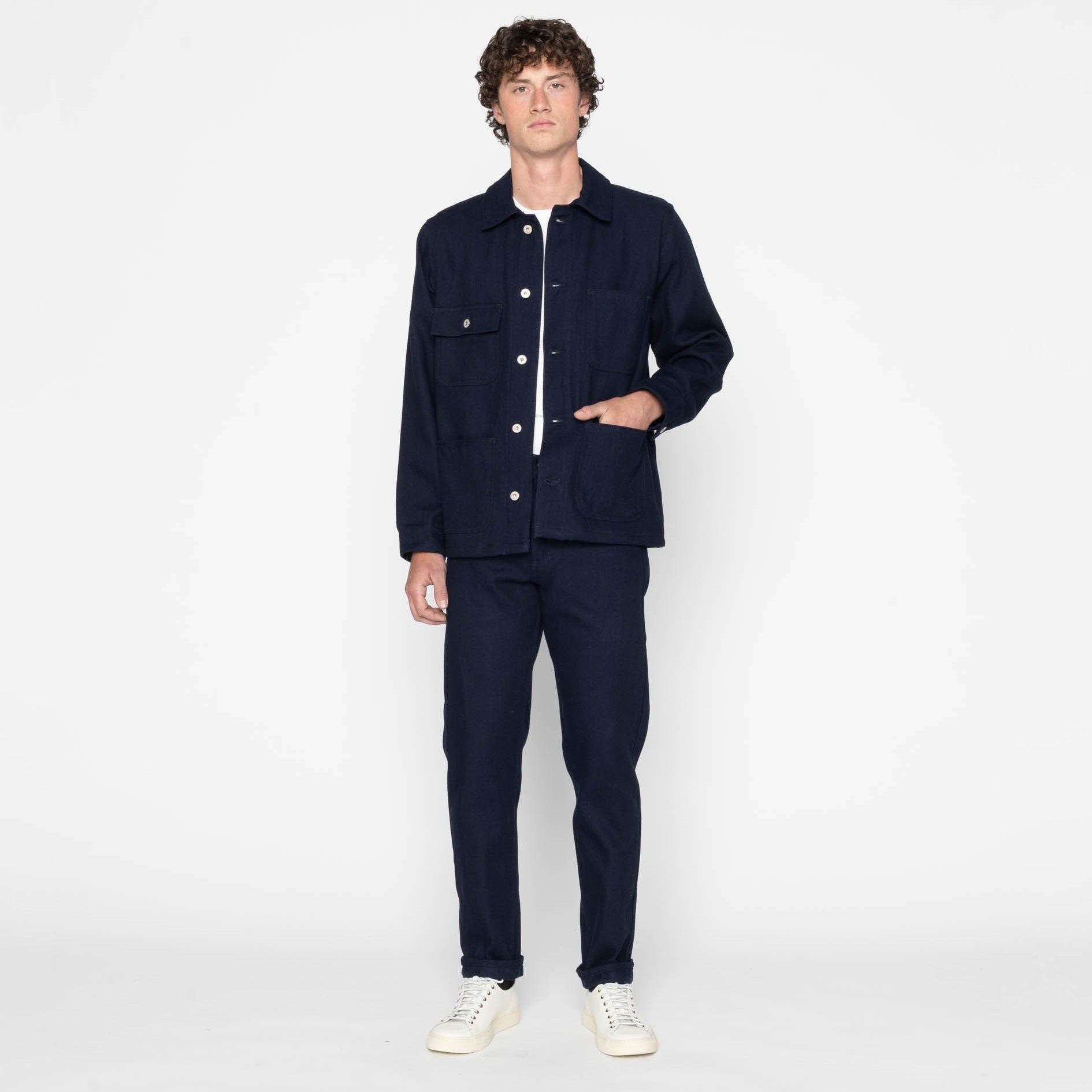 Chore Coat - Maekake Dobby by Naked & Famous Denim