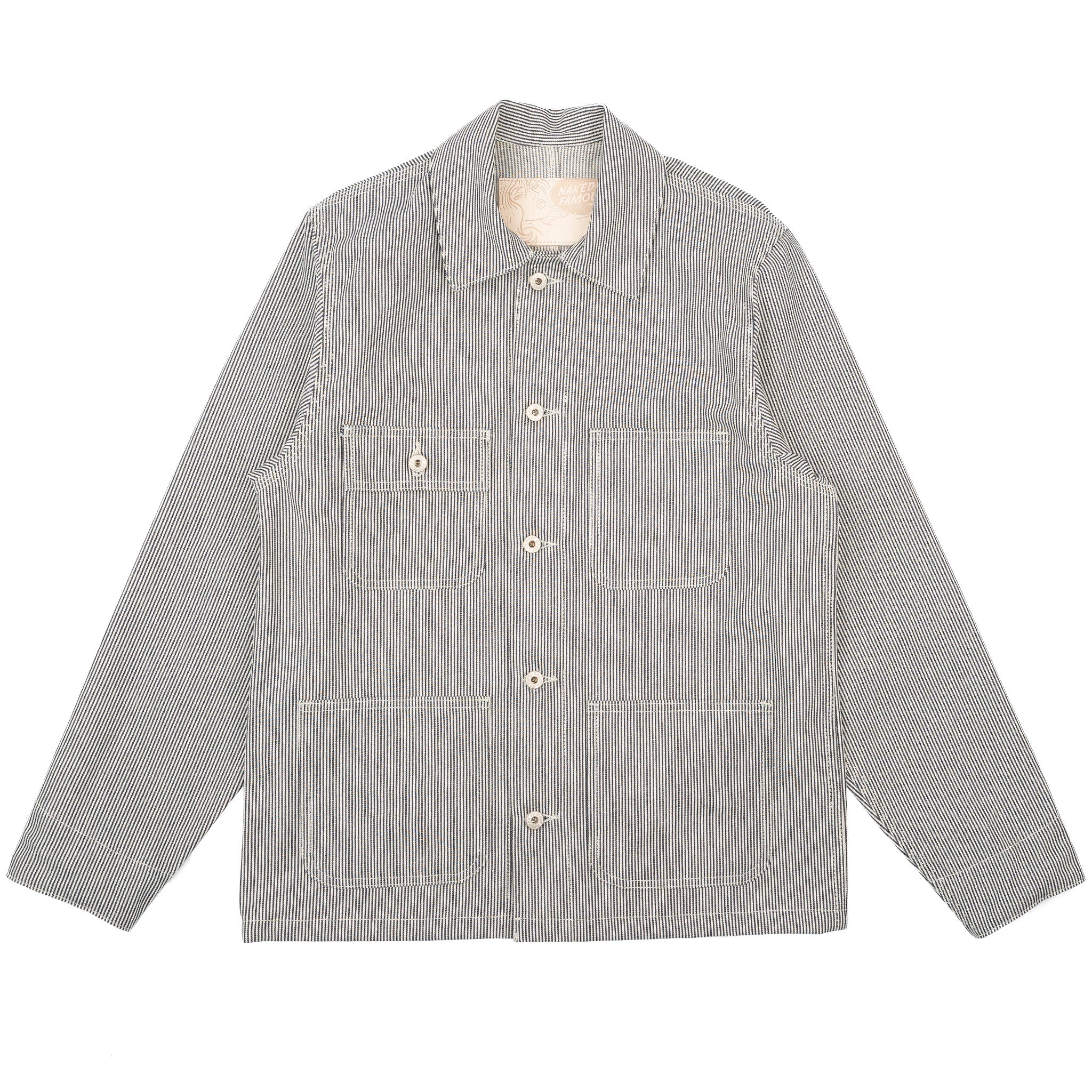 Chore Coat - Selvedge Hickory – Naked & Famous Denim NYC