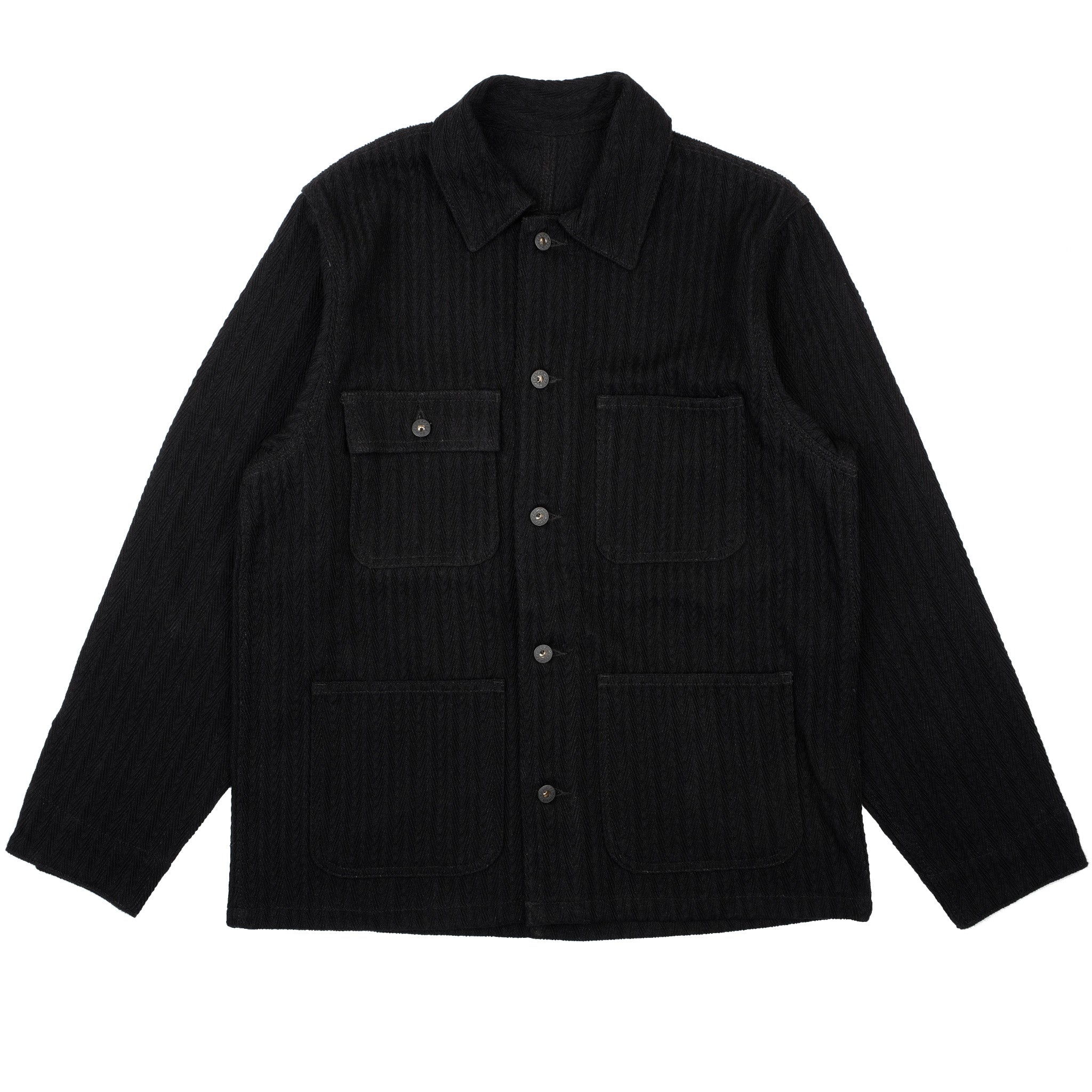 Chore Coat - Black Sugiaya by Naked & Famous Denim