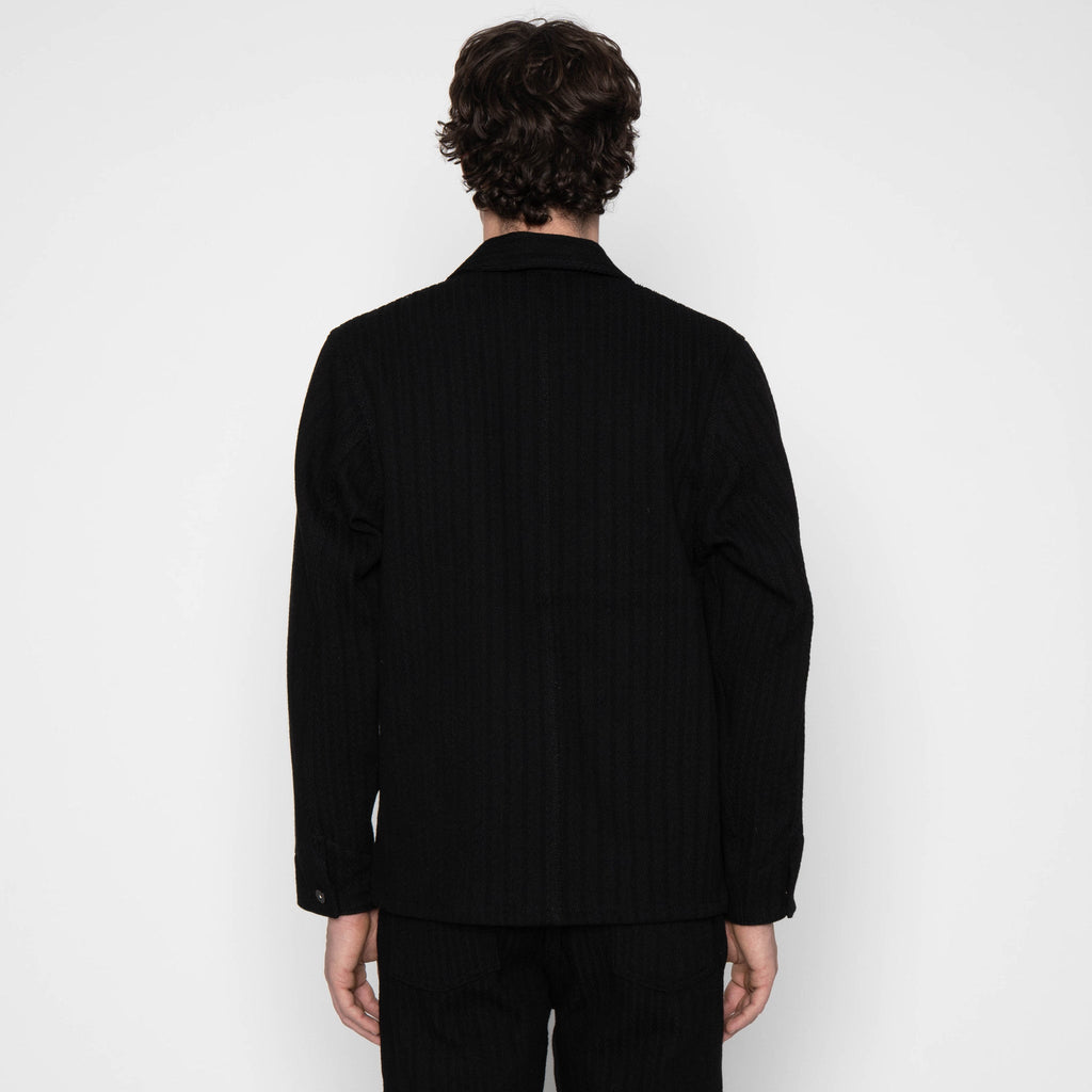 Chore Coat - Black Sugiaya by Naked & Famous Denim