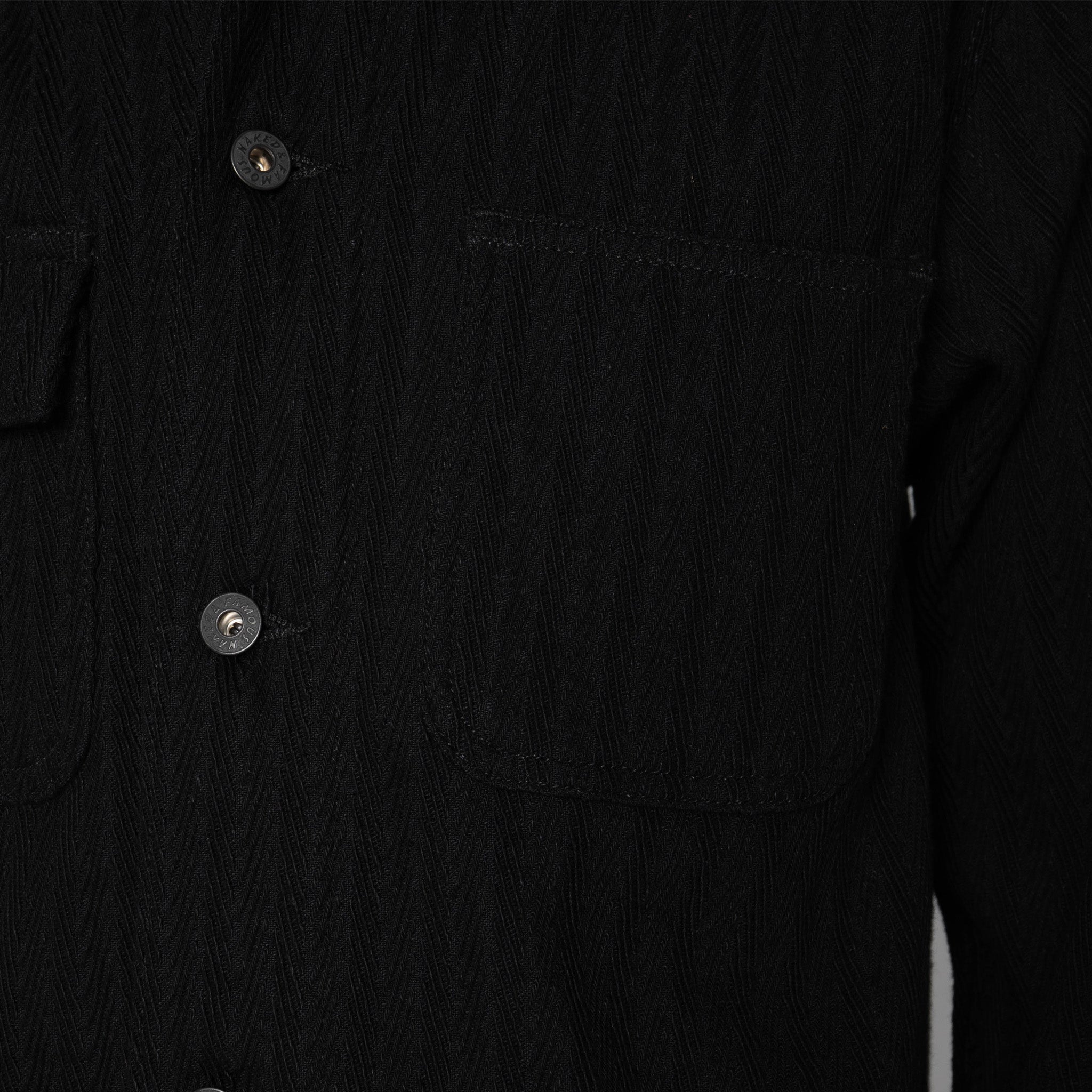 Chore Coat - Black Sugiaya by Naked & Famous Denim