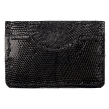 Load image into Gallery viewer, Card Case - Black Lizard | Naked &amp; Famous Denim
