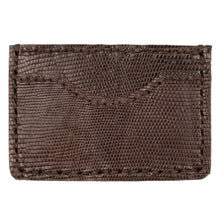 Load image into Gallery viewer, Card Case - Brown Lizard | Naked &amp; Famous Denim
