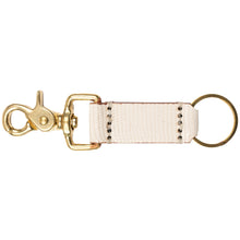 Load image into Gallery viewer, Keychain - Ivory Lizard | Naked &amp; Famous Denim
