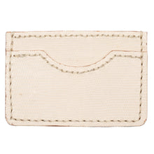 Load image into Gallery viewer, Card Case - Ivory Lizard | Naked &amp; Famous Denim
