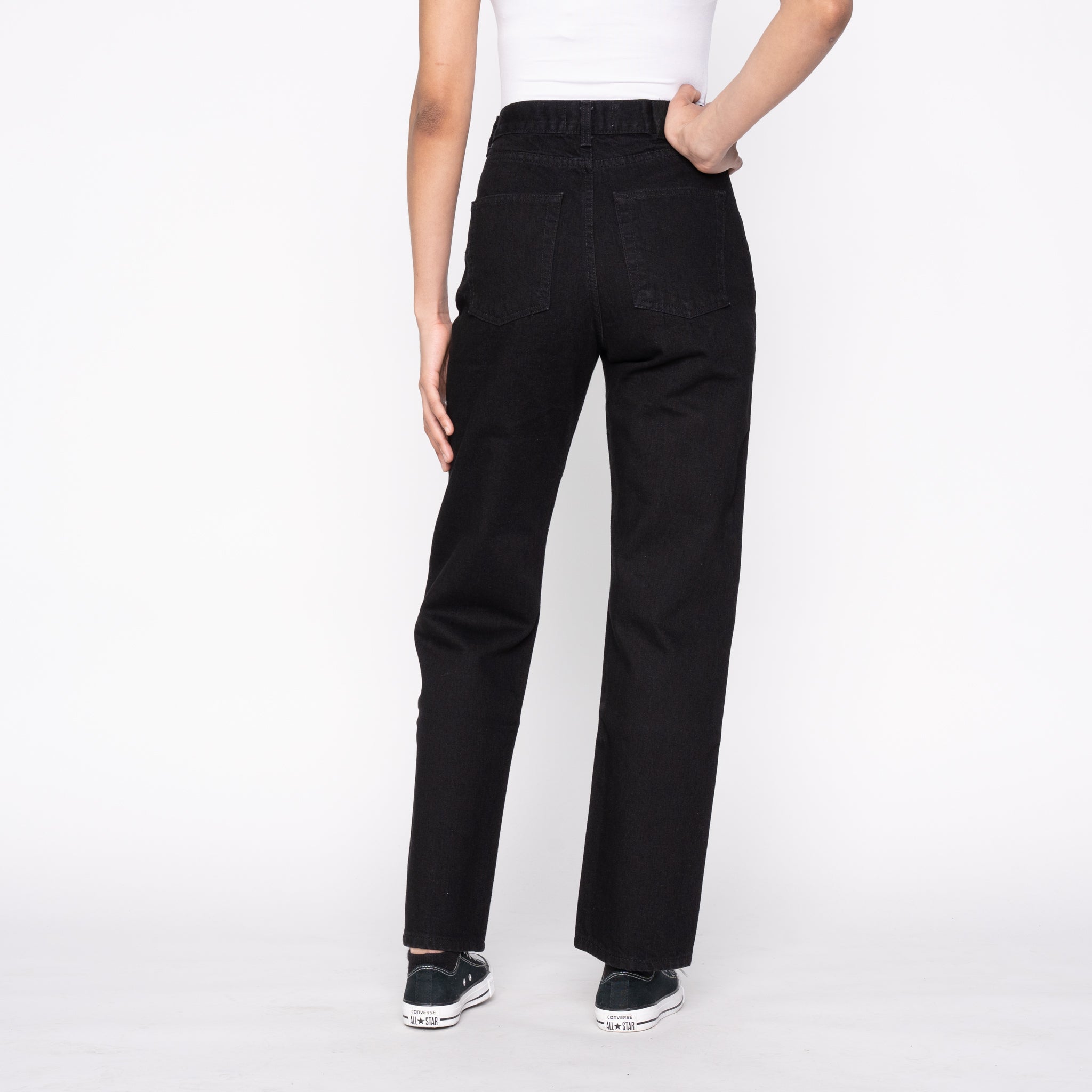 Women's - The Classic - Solid Black Selvedge | Naked