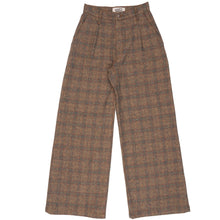 Load image into Gallery viewer, Wide Leg Trouser - Triple Yarn Twist Brushed Tweed - Desert Sunset | Naked &amp; Famous Denim
