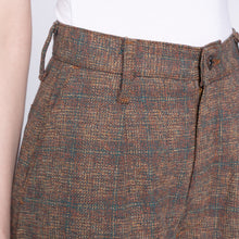 Load image into Gallery viewer, Wide Leg Trouser - Triple Yarn Twist Brushed Tweed - Desert Sunset
