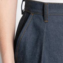 Load image into Gallery viewer, Wide Leg Trouser  - Natural Indigo - Indigo by Naked &amp; Famous Denim
