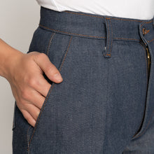 Load image into Gallery viewer, Wide Leg Trouser - Nartural Indigo Denim | Naked &amp; Famous Denim
