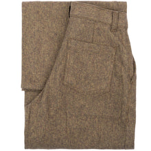 Load image into Gallery viewer, Wide Leg Trouser - Herringbone Triple Twist - Forest by Naked &amp; Famous Denim
