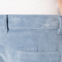 Load image into Gallery viewer, Wide Leg Trouser - Faded Corduroy Organique - Pale Indigo by Naked &amp; Famous Denim

