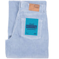 Wide Wild West  - Organic Faded Corduroy - Pale Indigo by Naked & Famous Denim