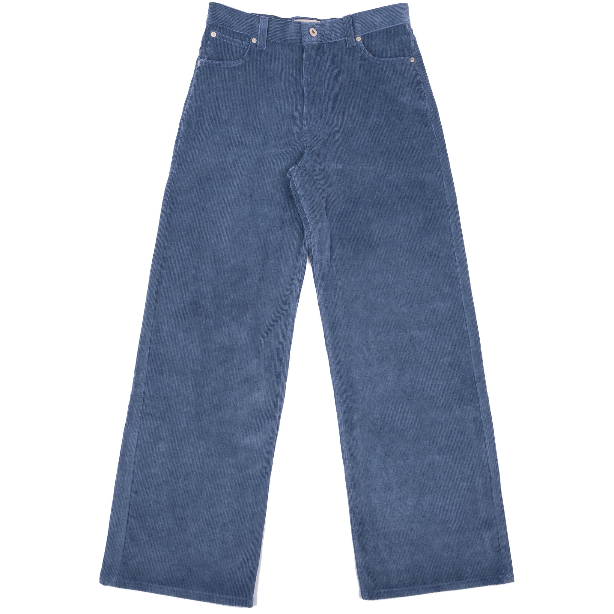 Wide Wild West  - Organic Faded Corduroy - Indigo by Naked & Famous Denim