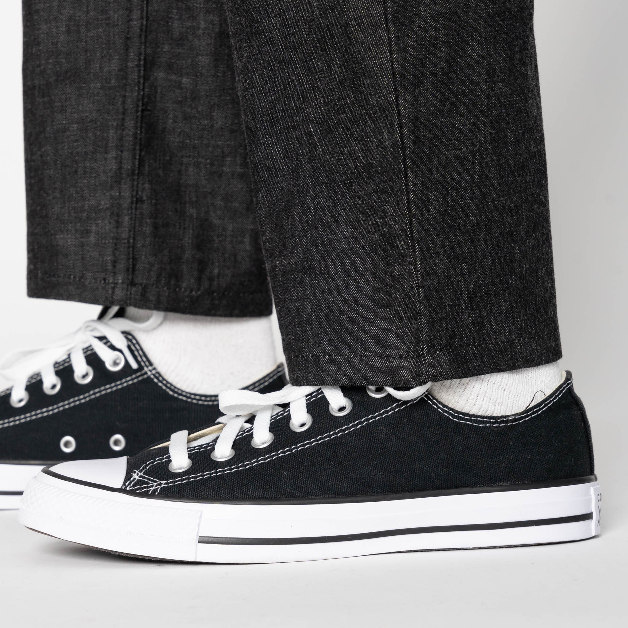 Bestie - Black Lightweight Denim - Black by Naked & Famous Denim