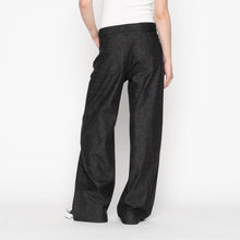Load image into Gallery viewer, Wide Wild West  - Black Lightweight Denim - Black by Naked &amp; Famous Denim
