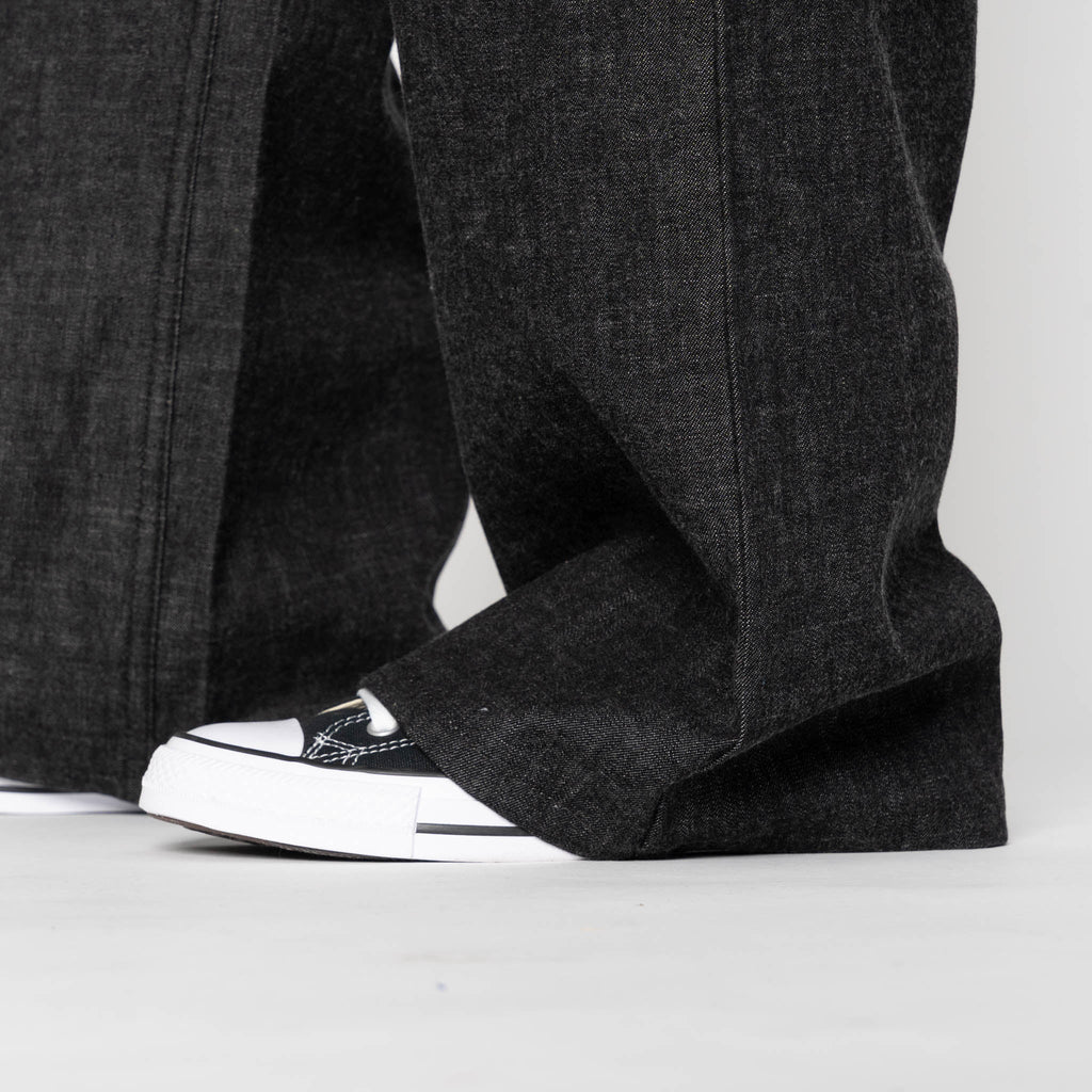Wide Wild West  - Black Lightweight Denim - Black by Naked & Famous Denim