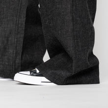 Load image into Gallery viewer, Wide Wild West  - Black Lightweight Denim - Black by Naked &amp; Famous Denim
