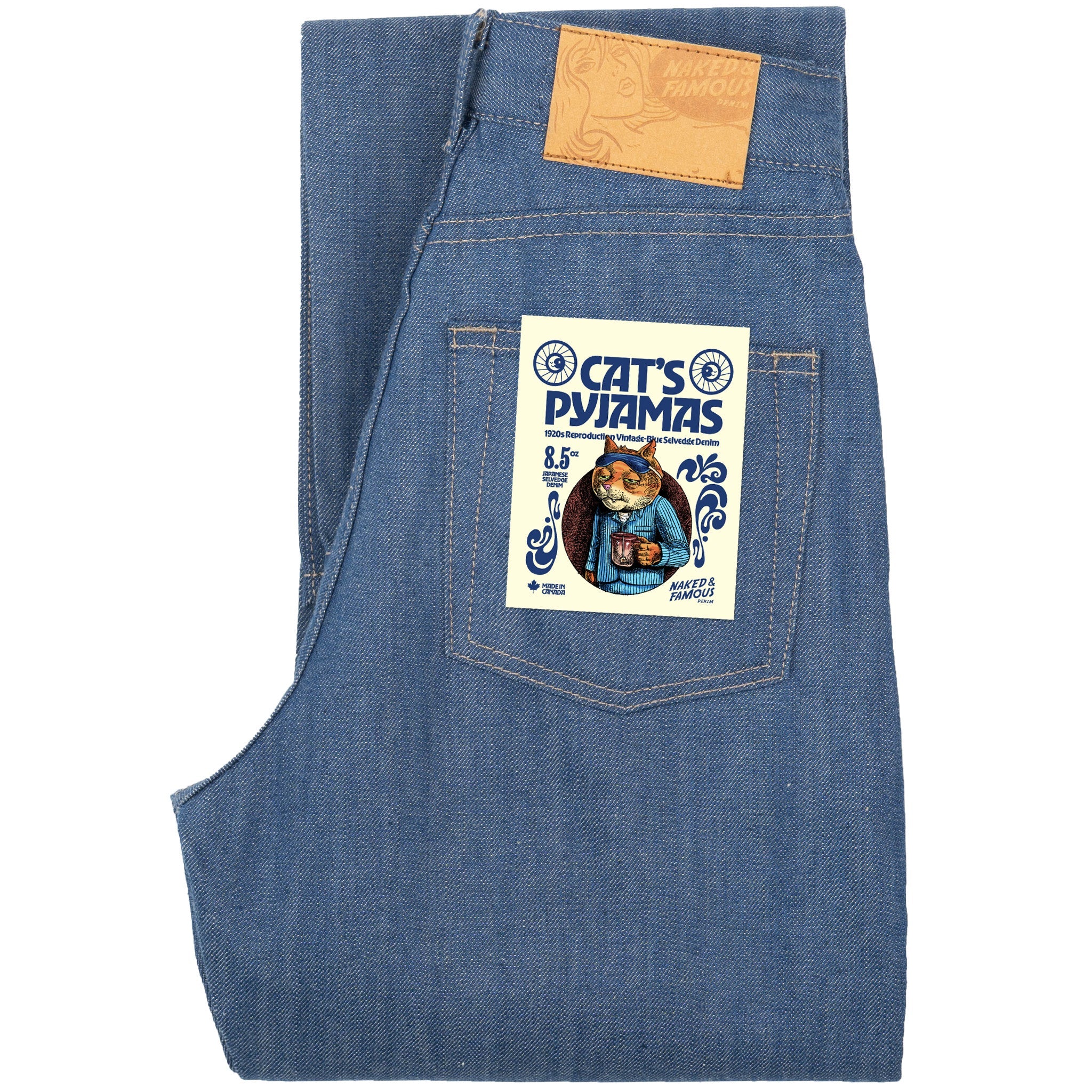 True Girl - The Cat’s Pyjamas Selvedge - Blue by Naked & Famous Denim