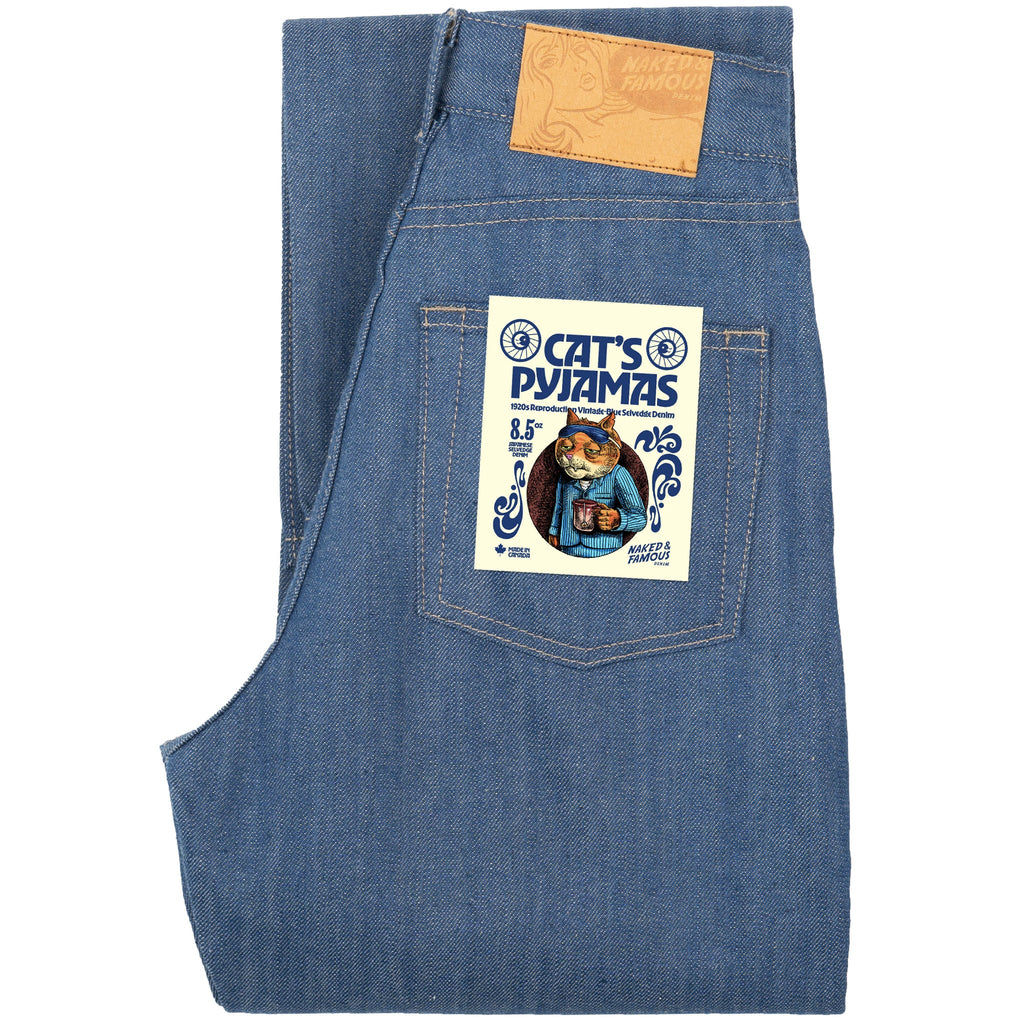 True Girl - The Cat’s Pyjamas Selvedge - Blue by Naked & Famous Denim