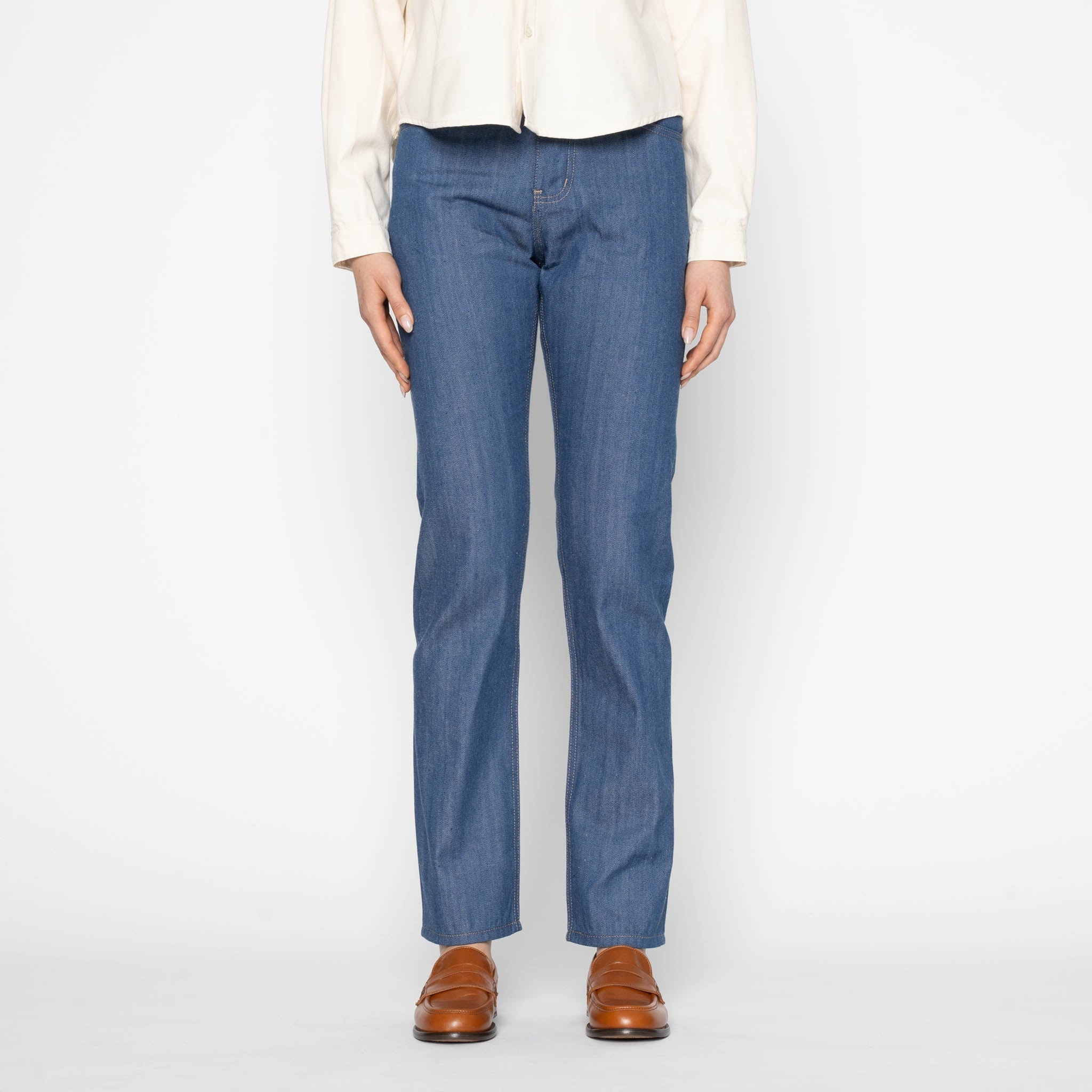 Super Girl - The Cat’s Pyjamas Selvedge - Blue by Naked & Famous Denim