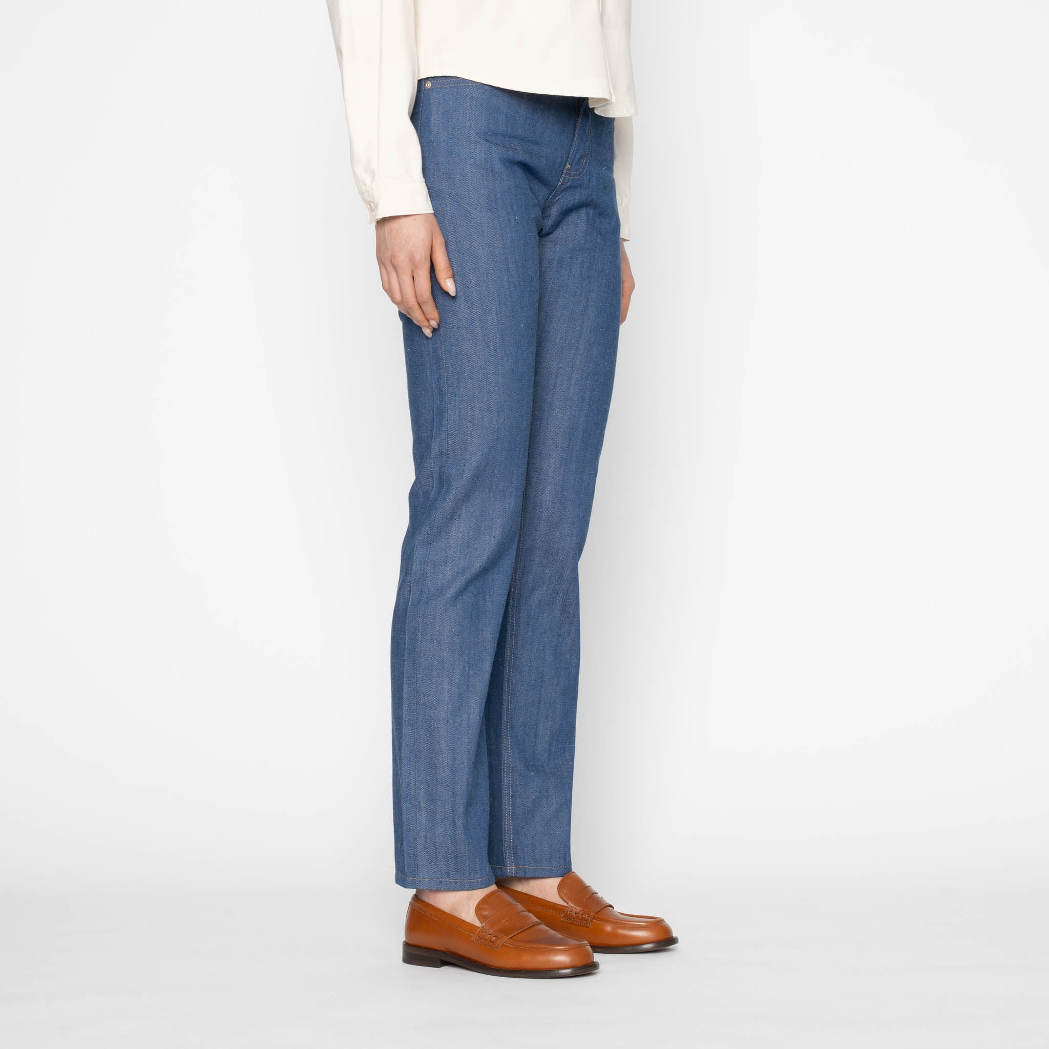 Super Girl - The Cat’s Pyjamas Selvedge - Blue by Naked & Famous Denim