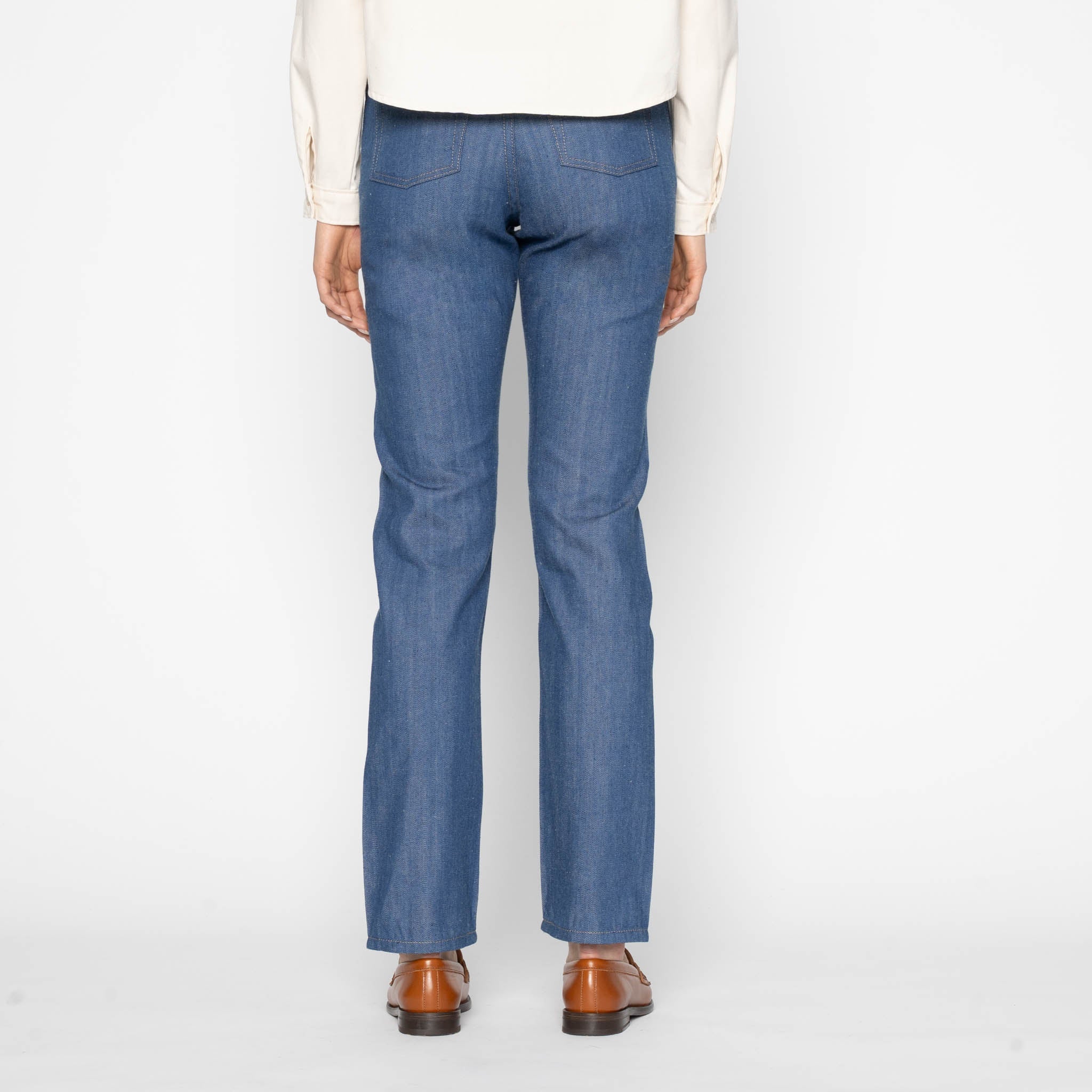 Super Girl - The Cat’s Pyjamas Selvedge - Blue by Naked & Famous Denim