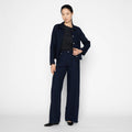 Wide Wild West - Maekake Dobby - Indigo by Naked & Famous Denim