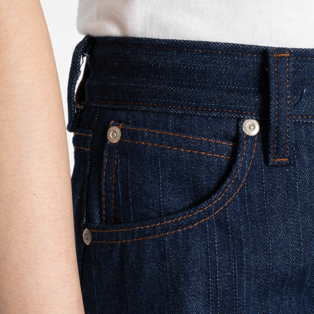 Wide Wild West - Vertical Slub Denim by Naked & Famous Denim