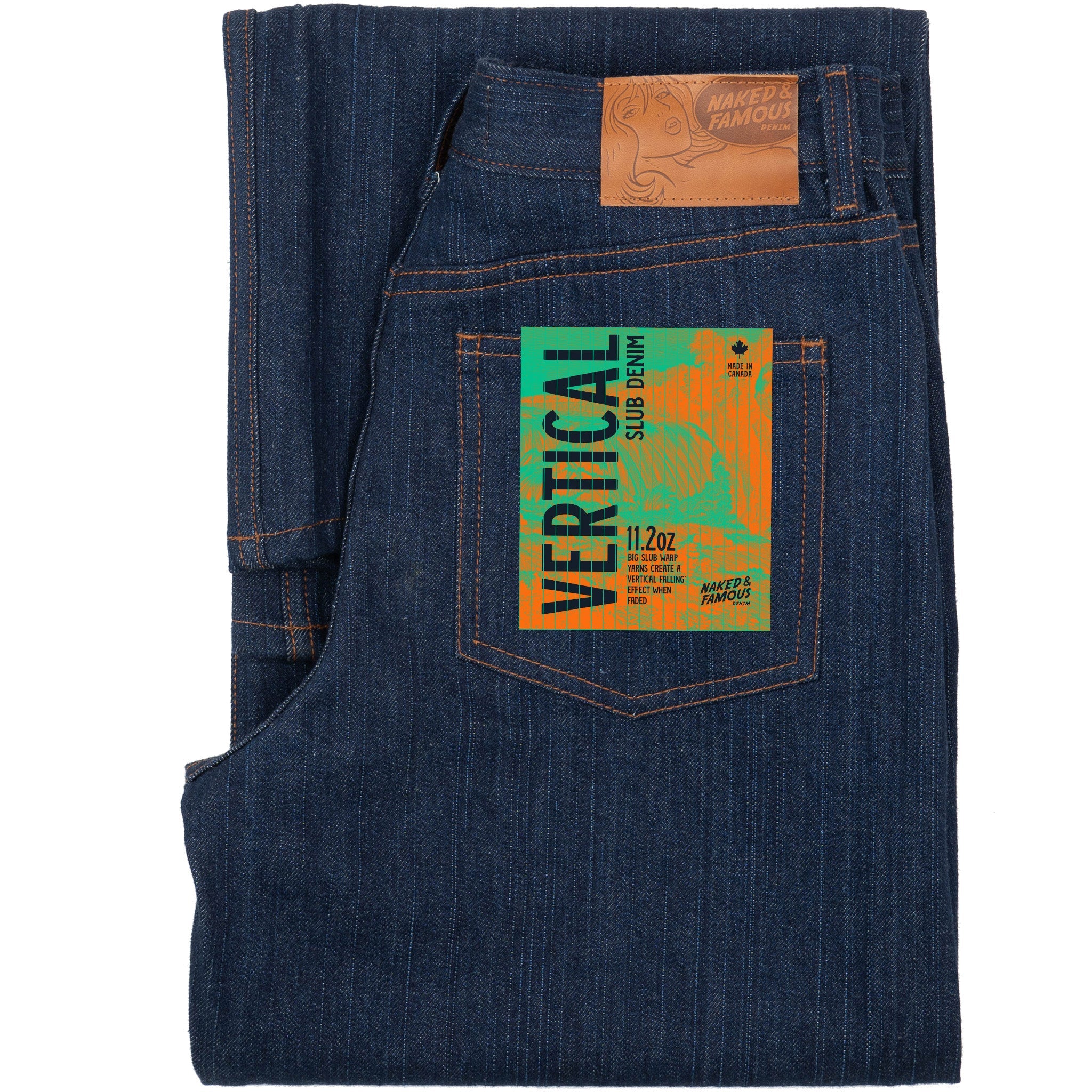 Wide Wild West - Vertical Slub Denim by Naked & Famous Denim