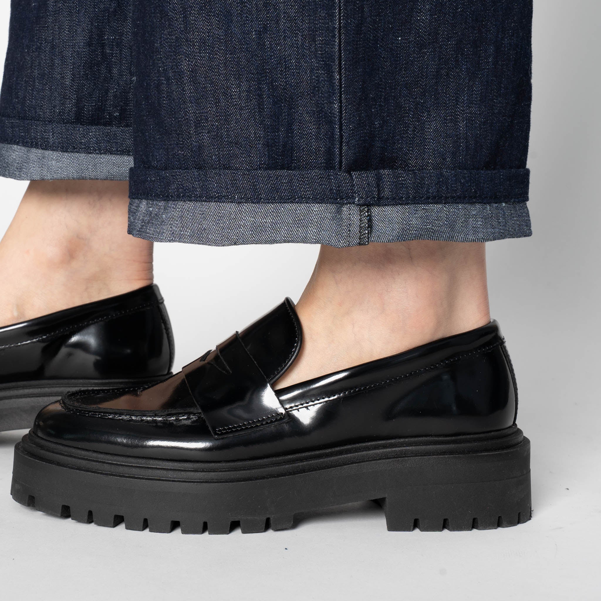 Maudie - Linen Blend Denim by Naked & Famous Denim