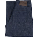 Wide Wild West - Linen Blend Denim - Indigo