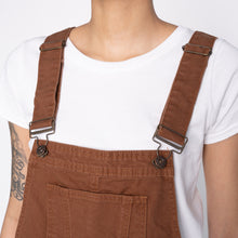 Load image into Gallery viewer, Women&#39;s - Straight Leg Overalls - Brick Canvas | Naked &amp; Famous Denim
