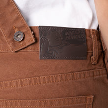 Load image into Gallery viewer, Women&#39;s - Straight Leg Overalls - Brick Canvas | Naked &amp; Famous Denim
