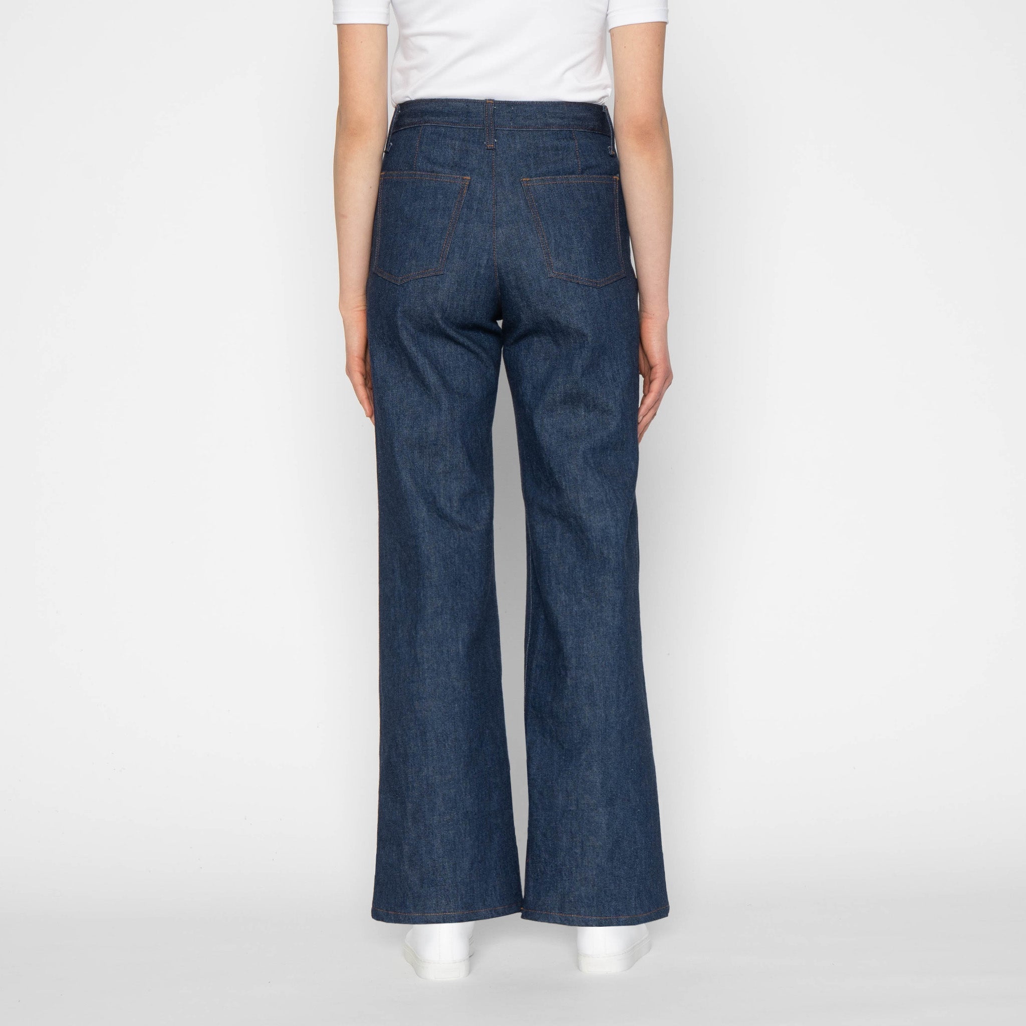 Maudie Flared - Archive Blue by Naked & Famous Denim