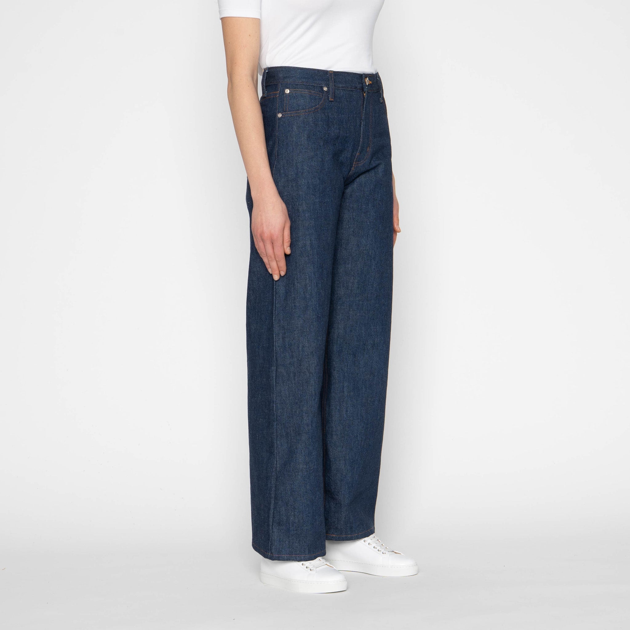 Wide Wild West - Archive Blue by Naked & Famous Denim