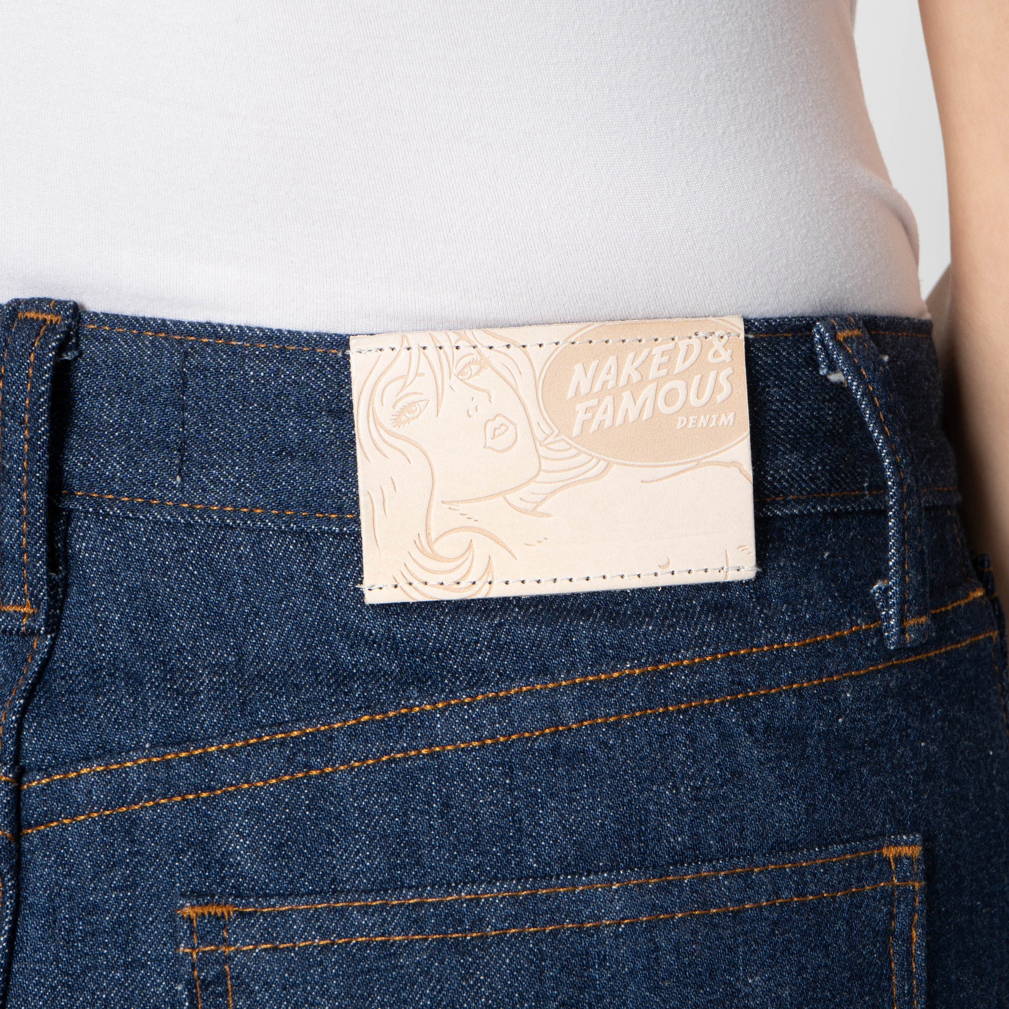 Wide Wild West - Archive Blue by Naked & Famous Denim