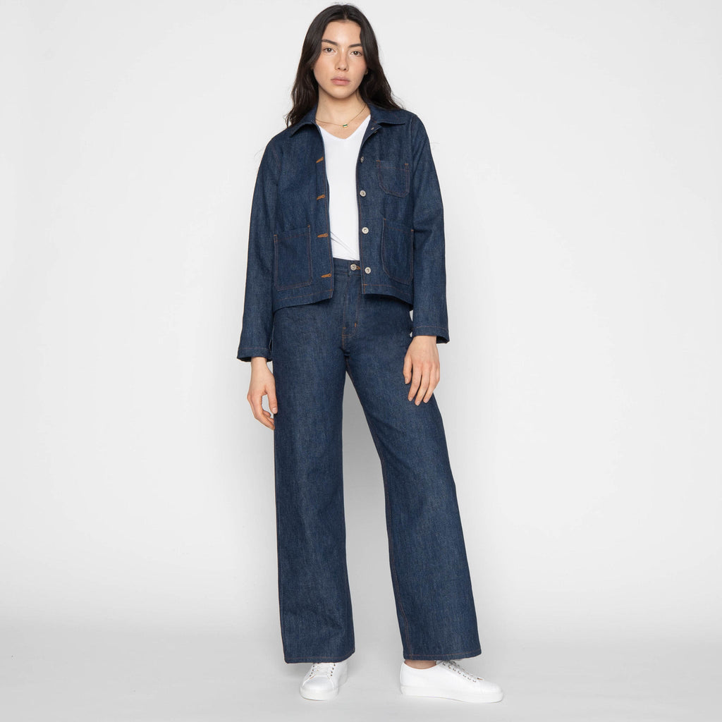 Wide Wild West - Archive Blue by Naked & Famous Denim