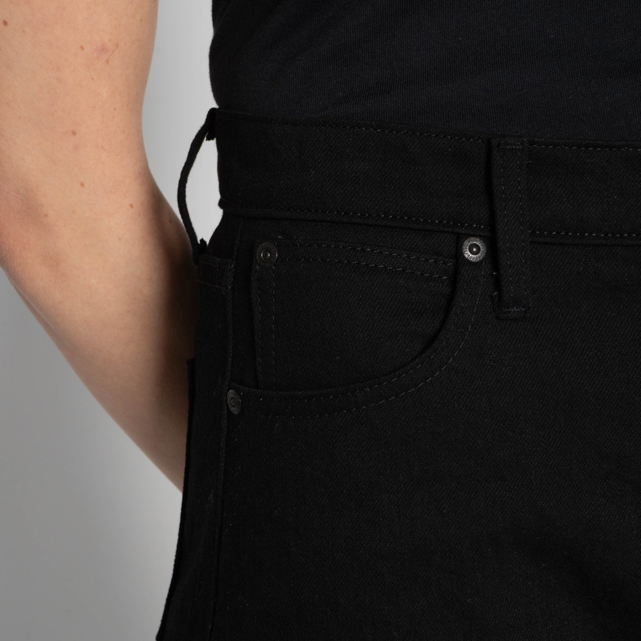 Wide Wild West - Shadow Black by Naked & Famous Denim