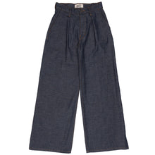 Load image into Gallery viewer, Wide Leg Trouser - Slub Nep Rinsed Denim | Naked &amp; Famous Denim
