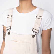 Load image into Gallery viewer, Women&#39;s - Straight Leg Overalls - Natural Seed Denim | Naked &amp; Famous Denim
