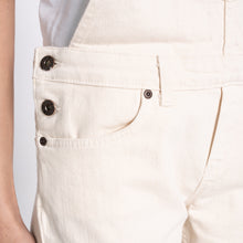 Load image into Gallery viewer, Women&#39;s - Straight Leg Overalls - Natural Seed Denim | Naked &amp; Famous Denim
