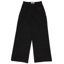 Load image into Gallery viewer, Wide Leg Trouser - Rinsed Oxford - Black | Naked &amp; Famous Denim
