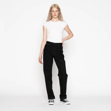Load image into Gallery viewer, Super Girl - Solid Black Selvedge Washed - Black by Naked &amp; Famous Denim
